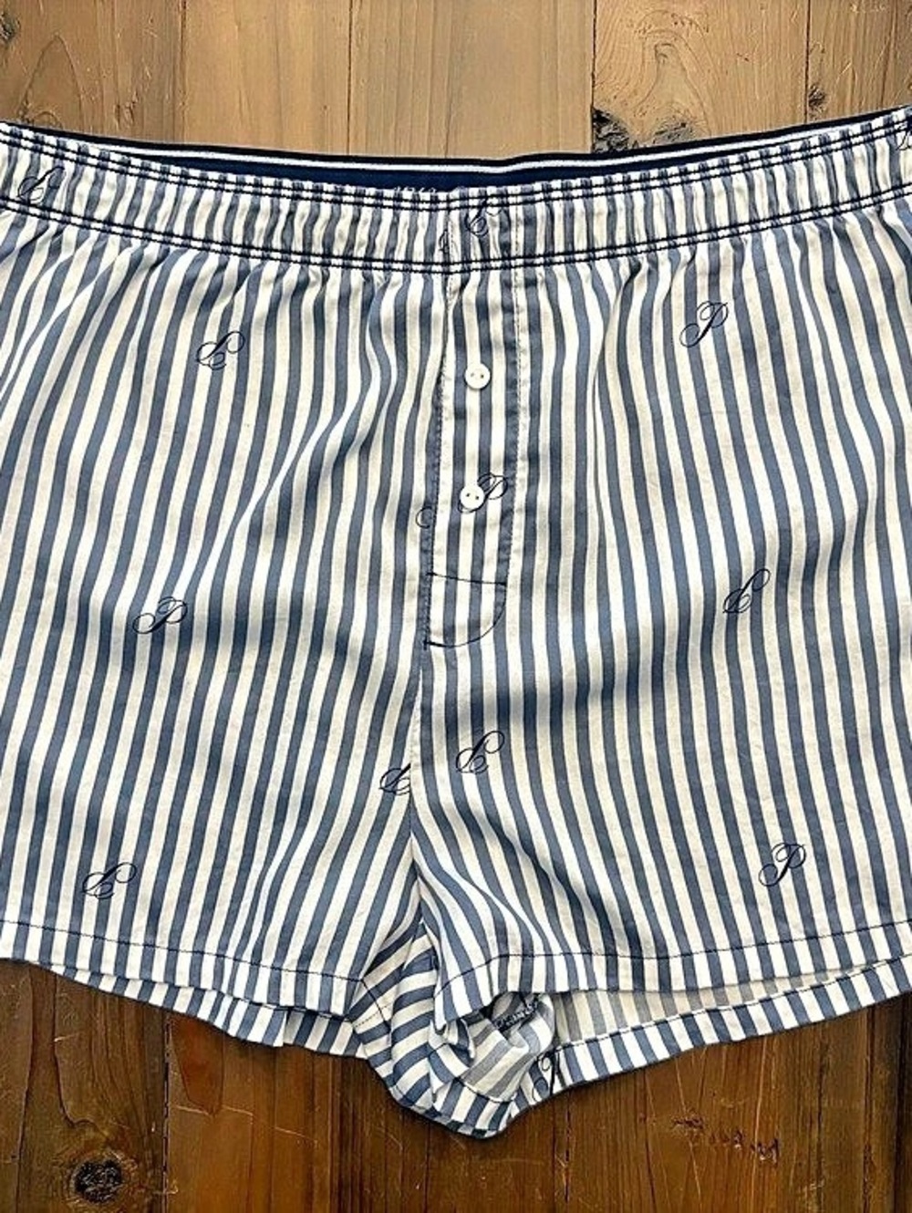Victoria's Secret PINK Tencel Striped Pajama Shorts M - Picture 2 of 5